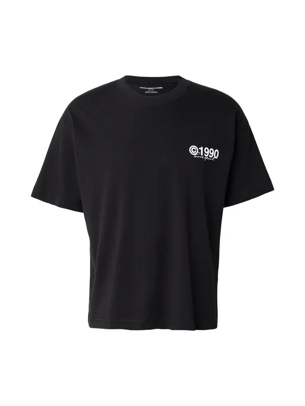 JACK & JONES JACK & JONES Majica 'JCOMINERAL'  crna / bijela