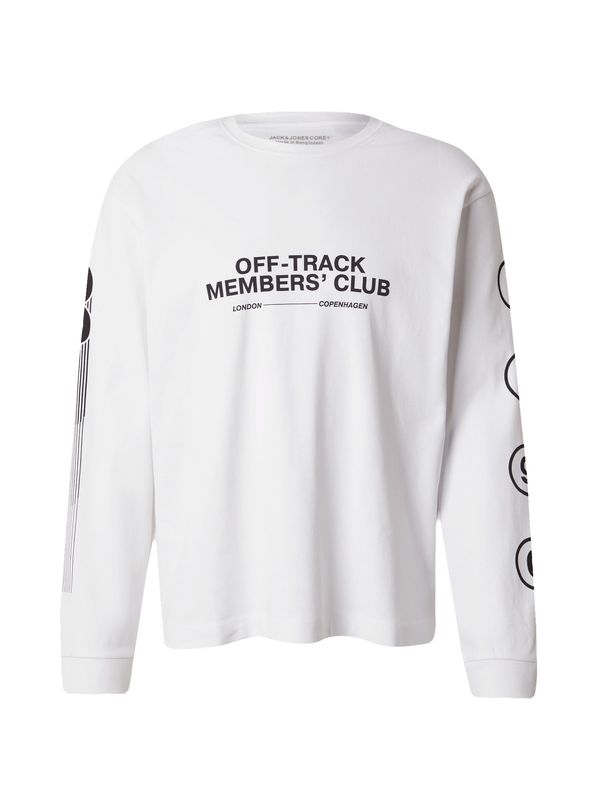 JACK & JONES JACK & JONES Majica 'JCOREFLEX'  crna / bijela