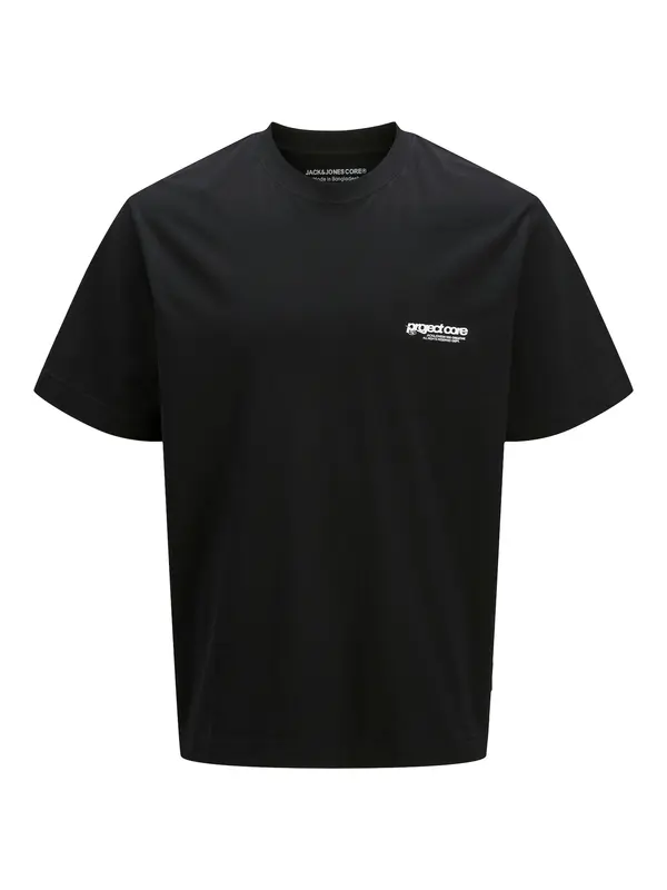 JACK & JONES JACK & JONES Majica 'JCOUnion'  crna / bijela