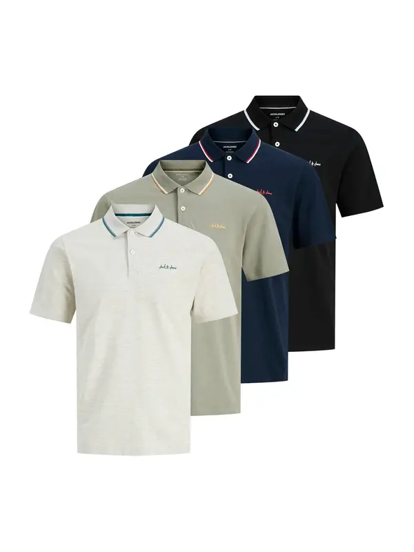 JACK & JONES JACK & JONES Majica 'JJBLAZE'  tamno plava / svijetlosiva / svijetlozelena / crna