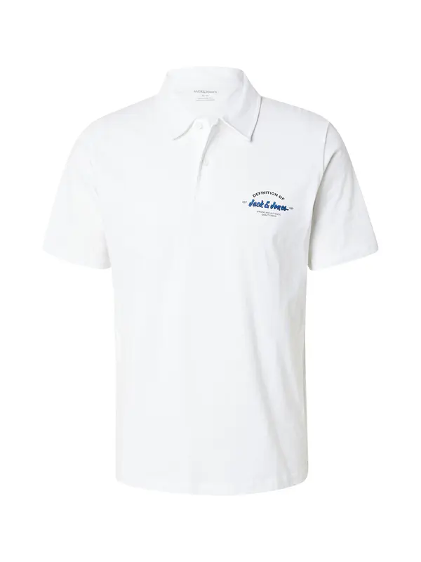 JACK & JONES JACK & JONES Majica 'JJBRANDON'  plava / bijela
