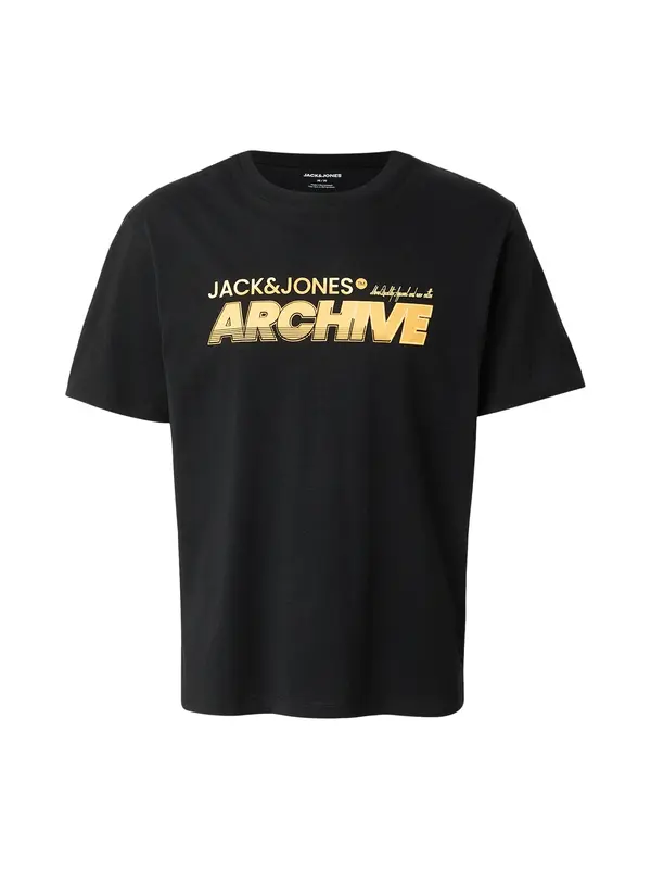 JACK & JONES JACK & JONES Majica 'JJBRAT'  narančasta / crna