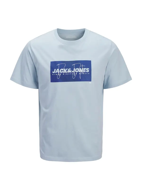JACK & JONES JACK & JONES Majica 'JJCole'  mornarsko plava / svijetloplava / bijela