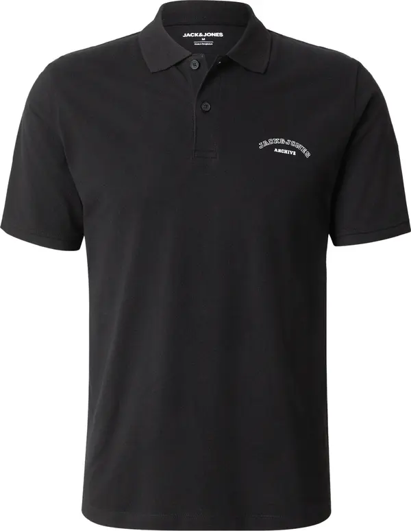 JACK & JONES JACK & JONES Majica 'JJCOLLEGE'  crna / bijela