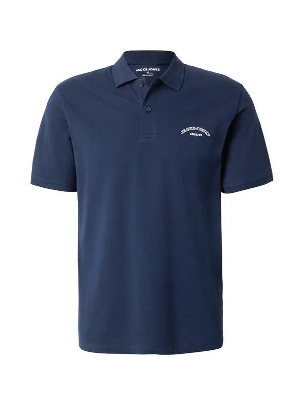 JACK & JONES JACK & JONES Majica 'JJCOLLEGE'  mornarsko plava / bijela