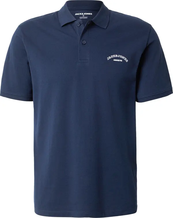 JACK & JONES JACK & JONES Majica 'JJCOLLEGE'  mornarsko plava / bijela