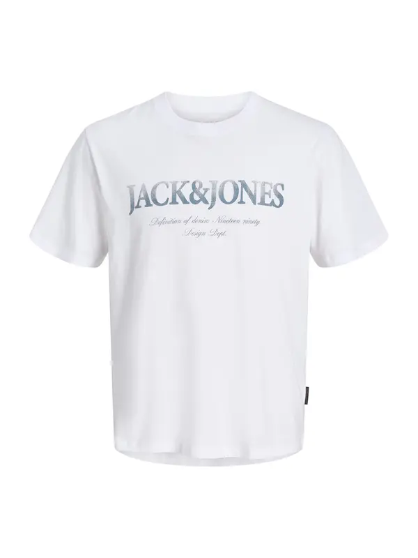 JACK & JONES JACK & JONES Majica 'JJDevin Daytona'  safirno plava / bijela