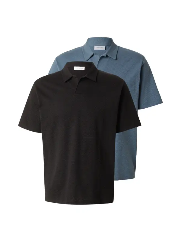 JACK & JONES JACK & JONES Majica 'JJDEVIN DAYTONA'  safirno plava / crna