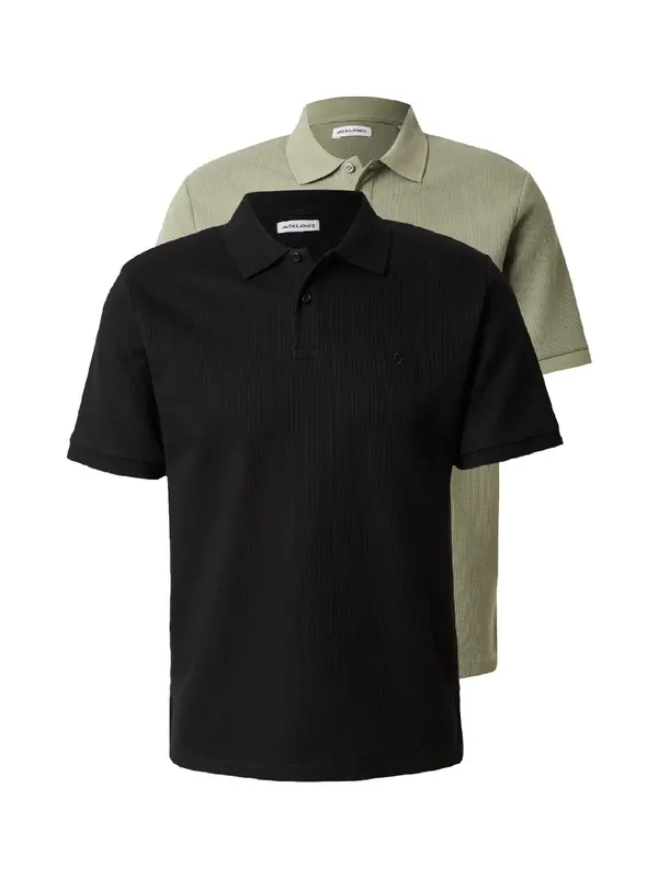 JACK & JONES JACK & JONES Majica 'JJEAUSTIN'  maslinasta / crna