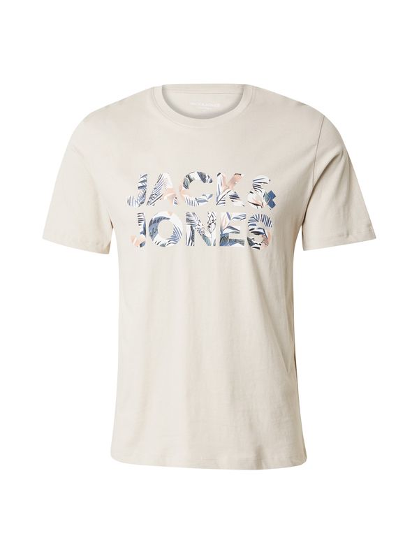 JACK & JONES JACK & JONES Majica 'JJEBRYAN'  morsko plava / taupe siva / crna / bijela