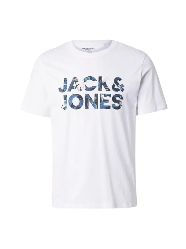 JACK & JONES JACK & JONES Majica 'JJEBryan'  safirno plava / tamno plava / narančasta / bijela