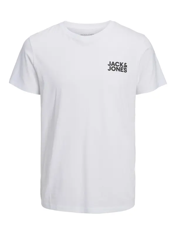 JACK & JONES JACK & JONES Majica 'JJECorp'  crna / bijela