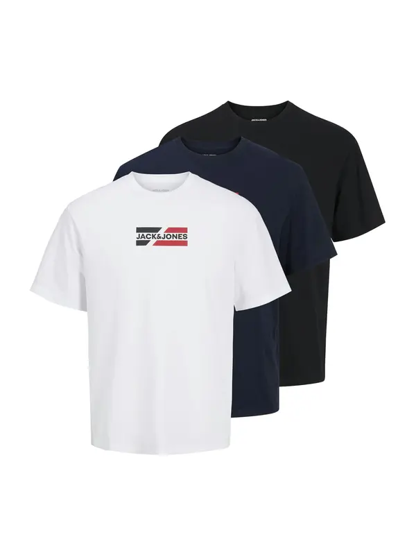 JACK & JONES JACK & JONES Majica 'JJECorp'  mornarsko plava / crna / bijela