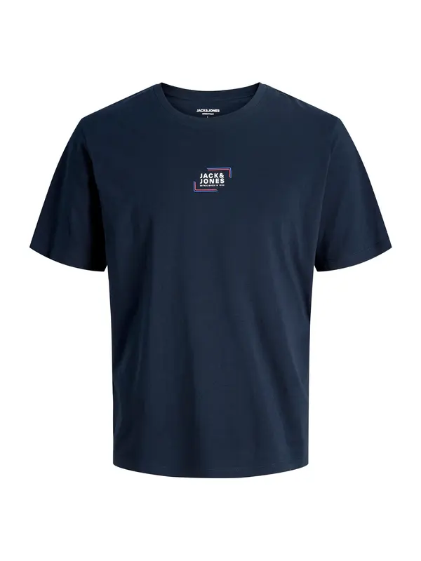 JACK & JONES JACK & JONES Majica 'JJECorp'  tamno plava / narančasta / bijela