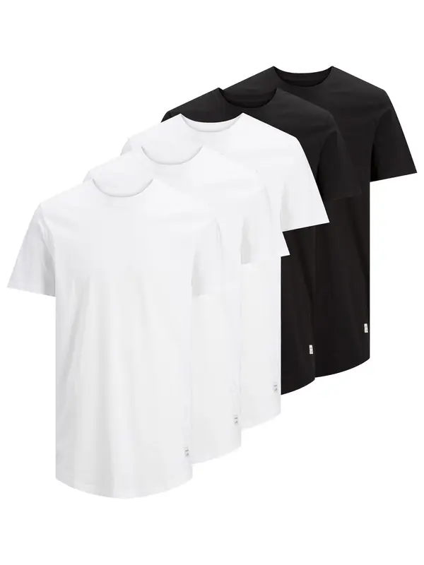 JACK & JONES JACK & JONES Majica 'JJENoa'  crna / bijela