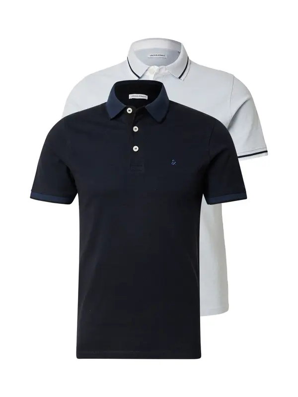 JACK & JONES JACK & JONES Majica 'JJEPaulos'  pastelno plava / tamno plava