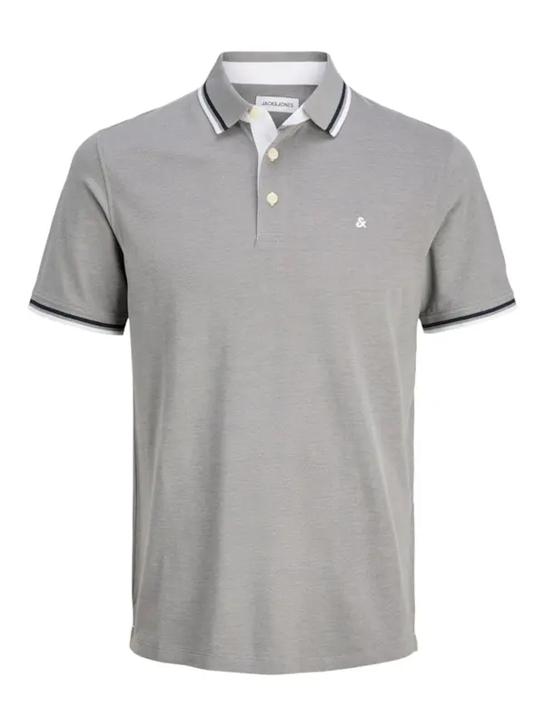 JACK & JONES JACK & JONES Majica 'JJEPaulos'  siva / crna / bijela