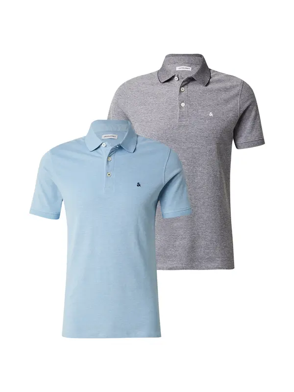 JACK & JONES JACK & JONES Majica 'JJEPAULOS'  svijetloplava / siva melange