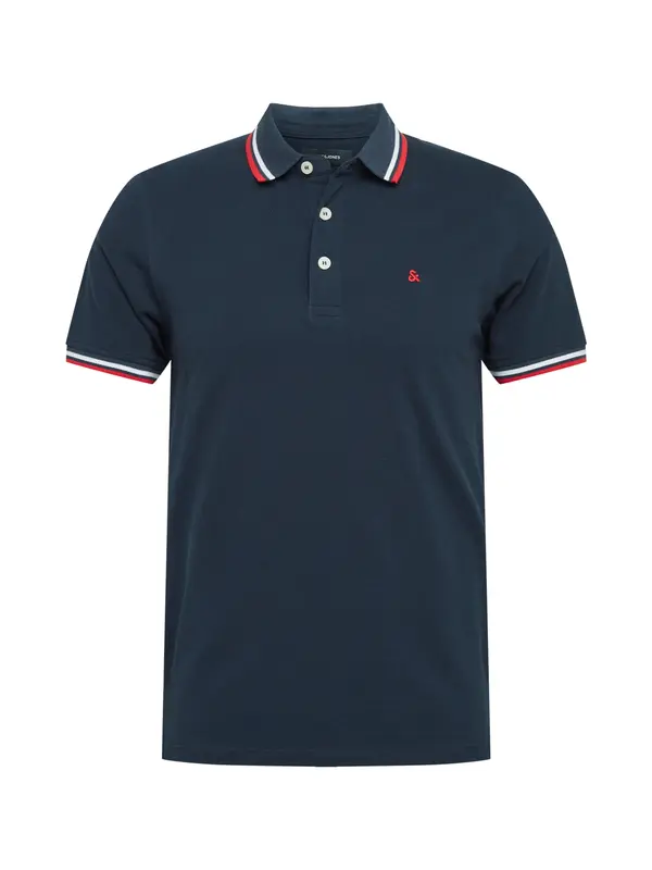 JACK & JONES JACK & JONES Majica 'JJEPaulos'  tamno plava / crvena / bijela