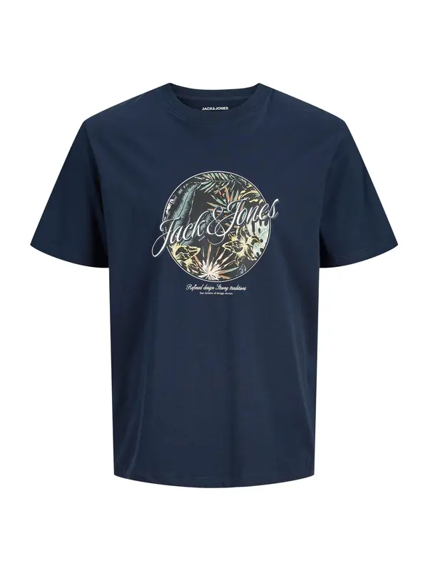JACK & JONES JACK & JONES Majica 'JJHonolulu'  mornarsko plava / menta / crna / bijela