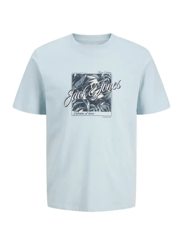 JACK & JONES JACK & JONES Majica 'JJHonolulu'  mornarsko plava / sivkasto plava / pastelno plava / bijela
