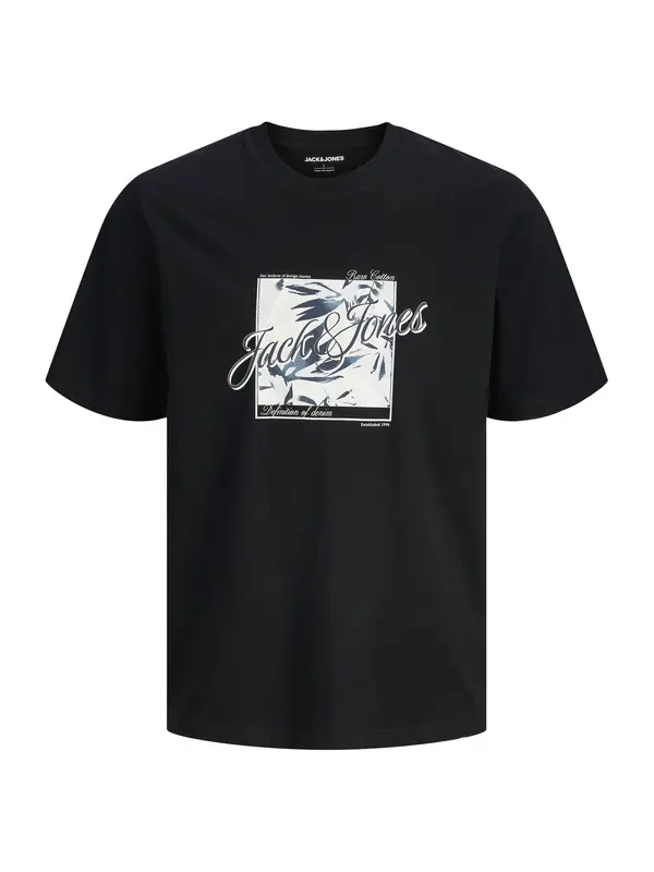 JACK & JONES JACK & JONES Majica 'JJHonolulu'  tamno plava / crna / bijela