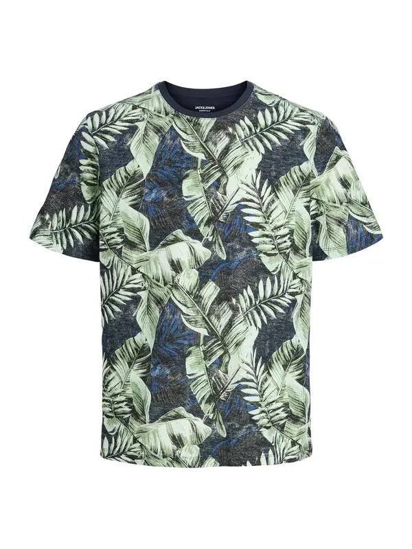 JACK & JONES JACK & JONES Majica 'JJJeff'  noćno plava / crno plava / maslinasta / pastelno zelena
