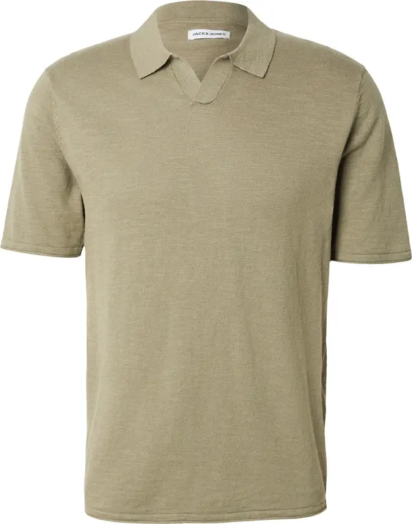JACK & JONES JACK & JONES Majica 'JJKANE'  bež siva