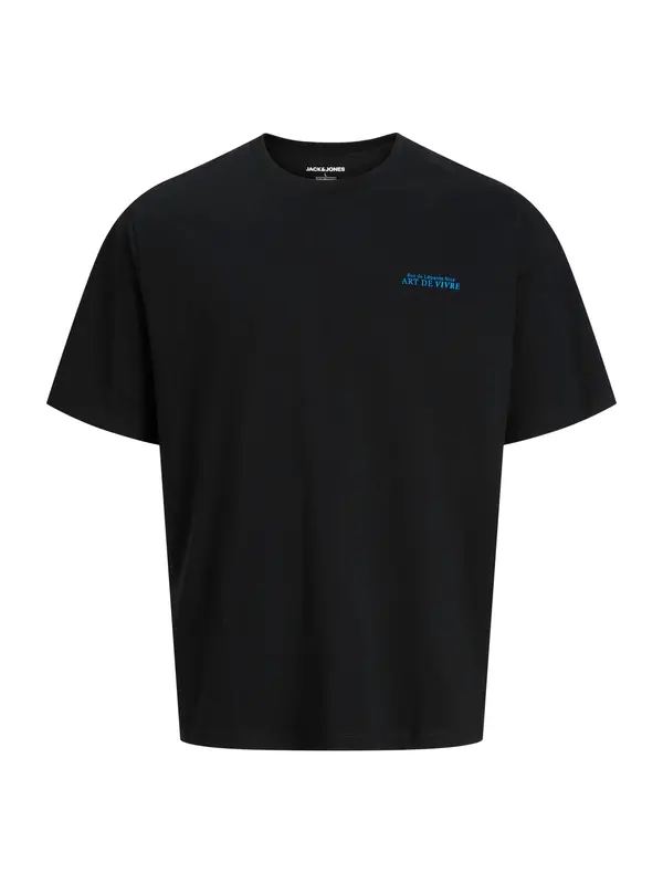 JACK & JONES JACK & JONES Majica 'JJLEMON'  azur / narančasta / ružičasta / crna