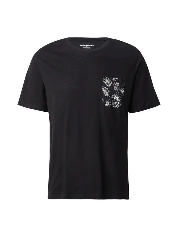 JACK & JONES JACK & JONES Majica 'JJROX'  crna / bijela