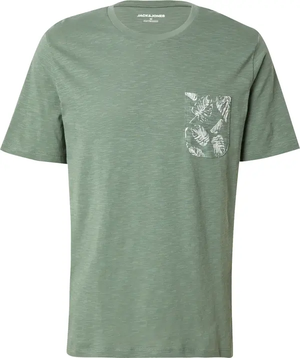 JACK & JONES JACK & JONES Majica 'JJROX'  žad / bijela