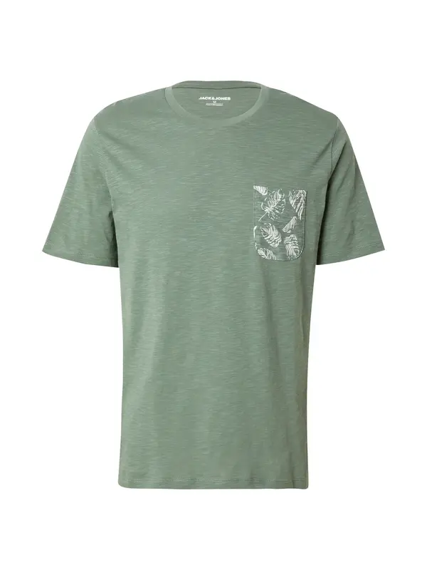 JACK & JONES JACK & JONES Majica 'JJROX'  žad / bijela