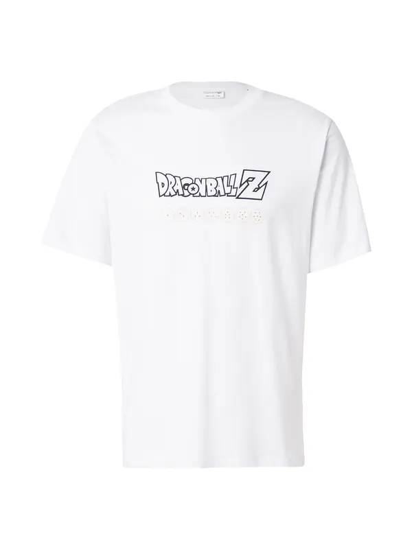 JACK & JONES JACK & JONES Majica 'JORDRAGON'  narančasta / crna / bijela