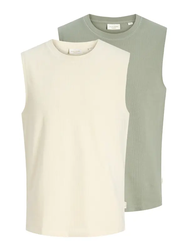 JACK & JONES JACK & JONES Majica 'JORHYERES'  menta / prljavo bijela