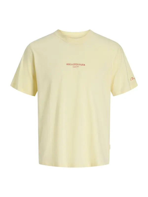 JACK & JONES JACK & JONES Majica 'JORHyeres'  svijetloplava / pastelno žuta / narančasta / malina