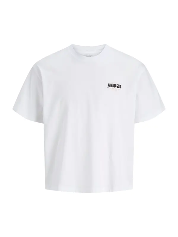 JACK & JONES JACK & JONES Majica 'JORKEN'  roza / crna / bijela
