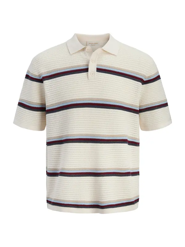 JACK & JONES JACK & JONES Majica 'JORMaine'  svijetloplava / boja vina / crna / bijela