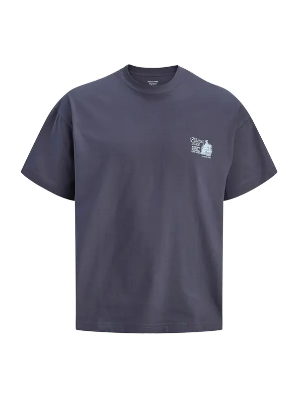 JACK & JONES JACK & JONES Majica 'JORMAINE'  tamo siva / bijela