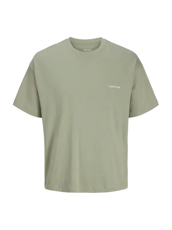 JACK & JONES JACK & JONES Majica 'JORMONTAUK'  maslinasta / crna / bijela
