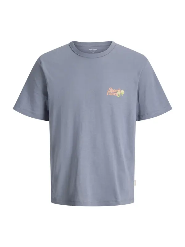 JACK & JONES JACK & JONES Majica 'JORMontauk'  pastelno plava / sivkasto zelena / marelica