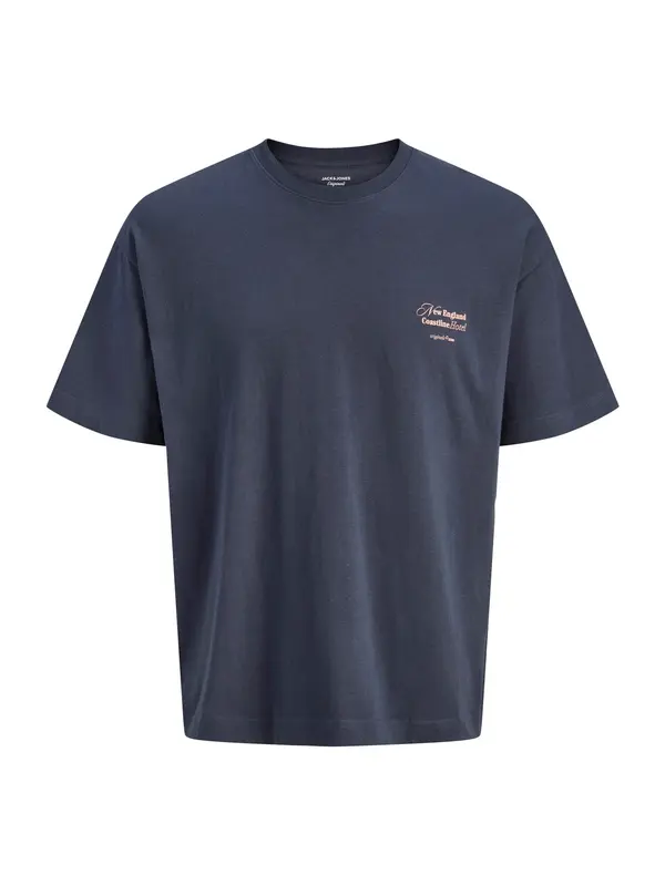 JACK & JONES JACK & JONES Majica 'JORMONTAUK'  žuta / svijetložuta / tamo siva / tamno narančasta
