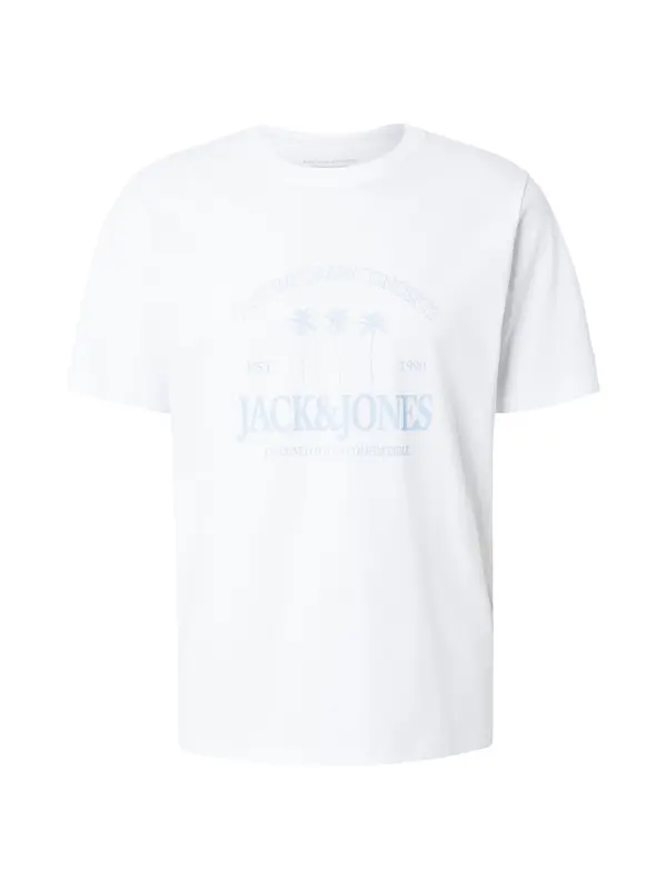 JACK & JONES JACK & JONES Majica 'JORNANTUCKET'  svijetloplava / bijela