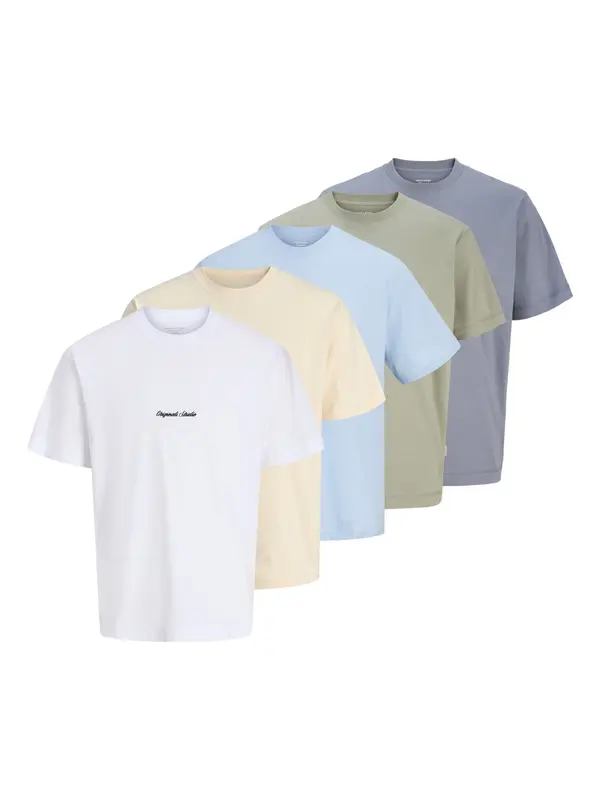 JACK & JONES JACK & JONES Majica 'JORNorrebro'  boja pijeska / opal / svijetloplava / maslinasta / bijela
