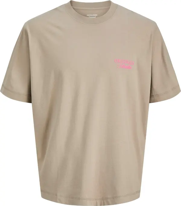 JACK & JONES JACK & JONES Majica 'JORNorrebro'  kaki / roza