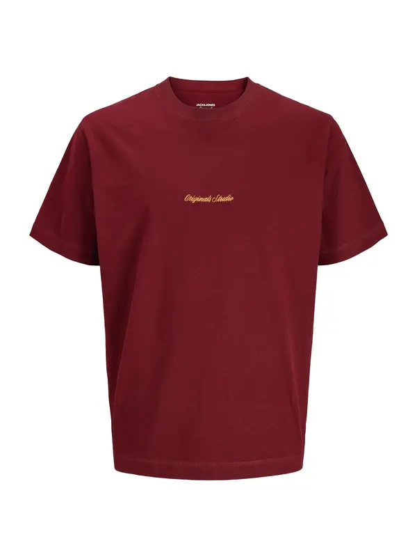 JACK & JONES JACK & JONES Majica 'JORNorrebro'  sepija / boja vina