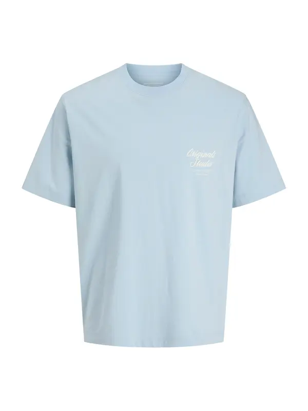 JACK & JONES JACK & JONES Majica 'JORNORREBRO'  svijetloplava / bijela