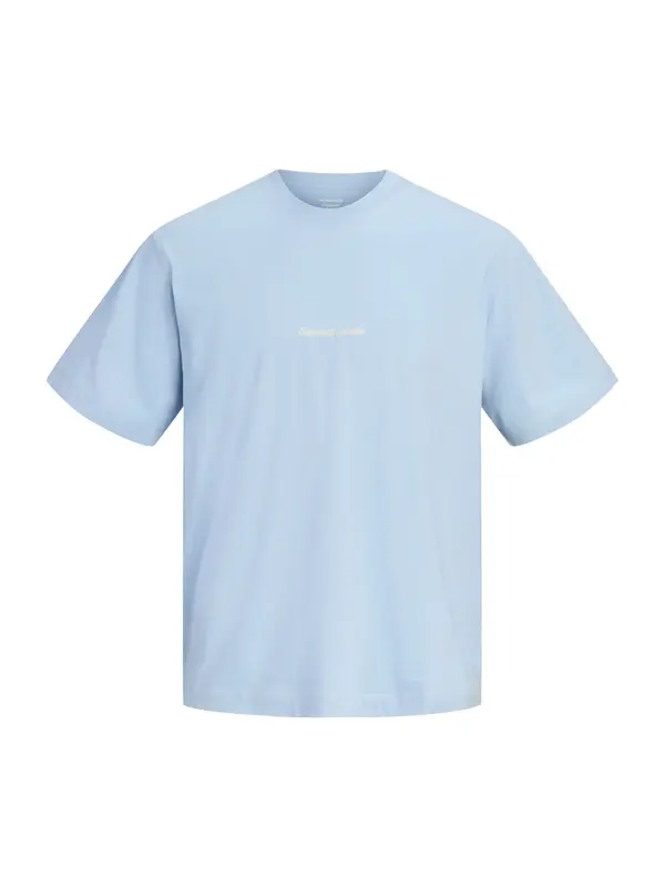 JACK & JONES JACK & JONES Majica 'JORNorrebro'  svijetloplava / bijela