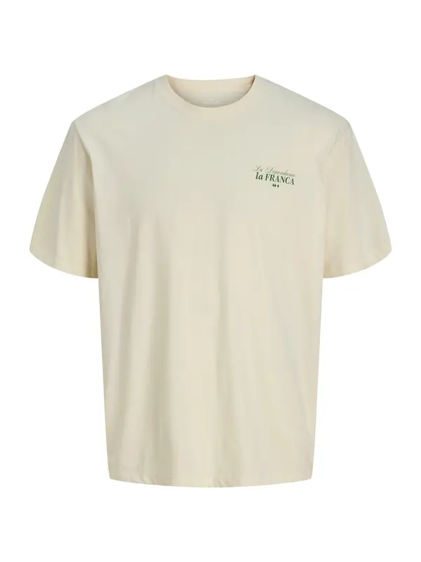 JACK & JONES JACK & JONES Majica 'JORParadise Island'  smeđa / zelena / marelica / bijela