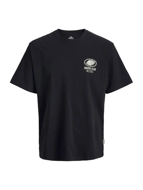 JACK & JONES JACK & JONES Majica 'JORTrendy Objects'  crna / bijela