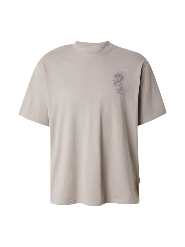 JACK & JONES JACK & JONES Majica 'JORTRENDY OBJECTS'  siva / tamo siva / kaki